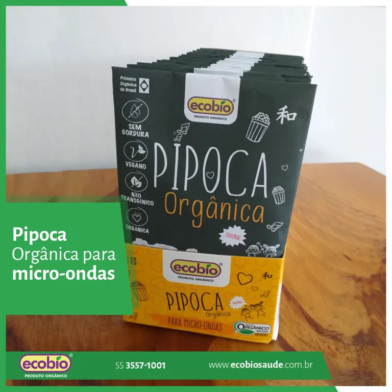 Pipoca Orgânicapara micro-ondas